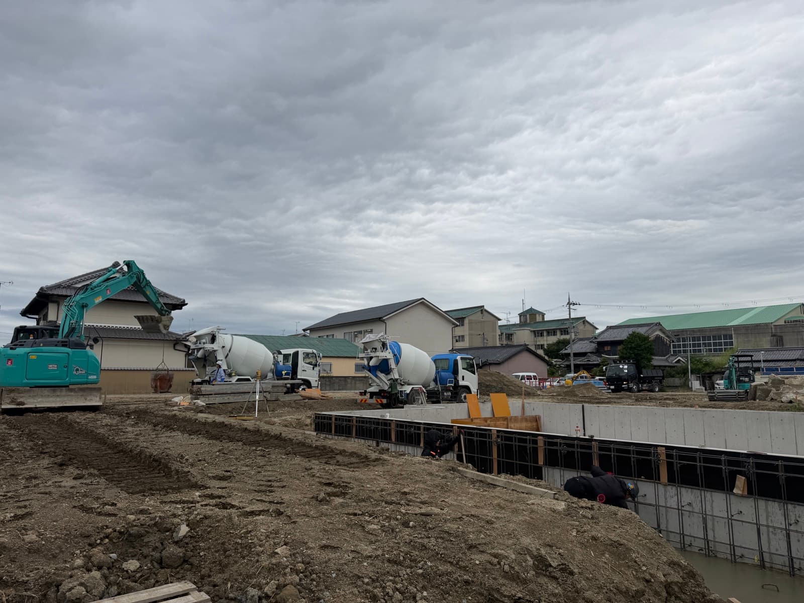 造成中の分譲地