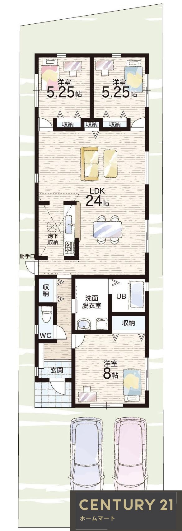 新築戸建 一戸建て押熊町（学研奈良登美ヶ丘駅） 4180万円・4580万円の詳細情報 奈良県奈良市押熊町 写真14 センチュリー21ホームマート