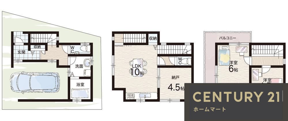 新築戸建 NEW一戸建て東羽衣６（伽羅橋駅） 2750万円の詳細情報 大阪府高石市東羽衣６ 写真12 センチュリー21ホームマート