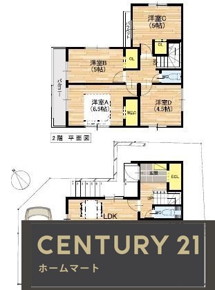 新築戸建 NEW一戸建て藤阪元町３（藤阪駅） 3298万円・3498万円の詳細情報 大阪府枚方市藤阪元町３ 写真4 センチュリー21ホームマート