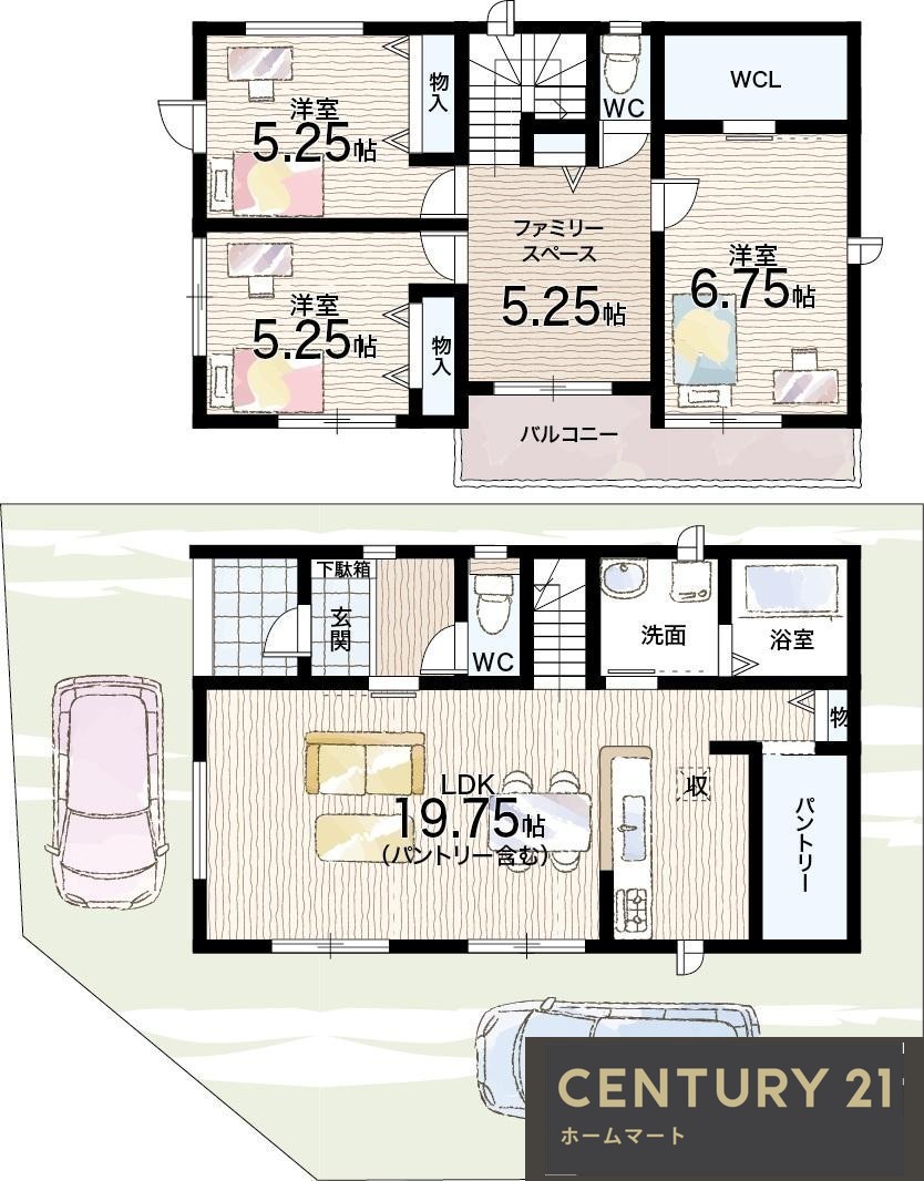 新築戸建 一戸建て小川１（恵我ノ荘駅） 3290万円～3590万円の詳細情報 大阪府松原市小川１ 写真13 センチュリー21ホームマート