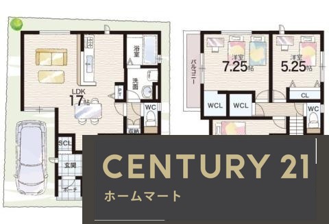 新築戸建 NEW一戸建て国分市場２（河内国分駅） 2490万円の詳細情報 大阪府柏原市国分市場２ 写真12 センチュリー21ホームマート