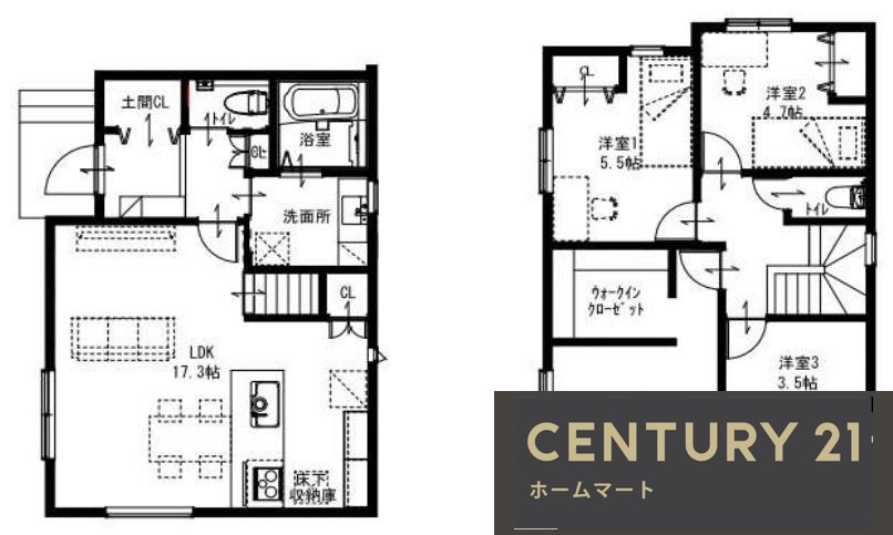 新築戸建 NEW一戸建て浜寺石津町西４（石津川駅） 3680万円の詳細情報 大阪府堺市西区浜寺石津町西４ 写真12 センチュリー21ホームマート