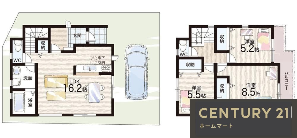 新築戸建 一戸建て楢葉 2980万円～3580万円の詳細情報 大阪府堺市中区楢葉 写真17 センチュリー21ホームマート