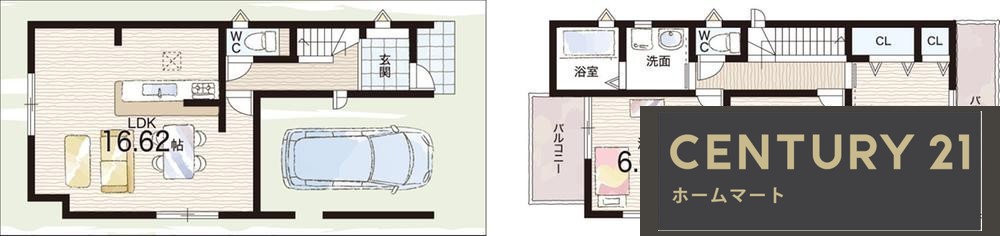 新築戸建 一戸建て野村北町（藤阪駅） 3090万円の詳細情報 大阪府枚方市野村北町26-8 写真5 センチュリー21ホームマート