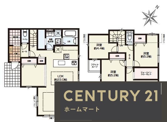 新築戸建 NEW一戸建て南平台２ 6499万円・6599万円の詳細情報 大阪府高槻市南平台２ 写真9 センチュリー21ホームマート