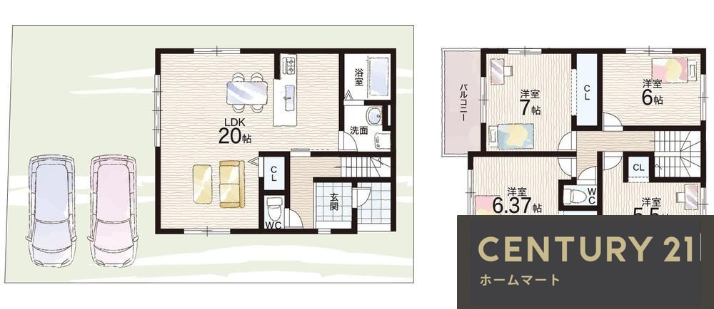 新築戸建 NEW一戸建て草津４（草津駅） 3998万円の詳細情報 滋賀県草津市草津４ 写真14 センチュリー21ホームマート
