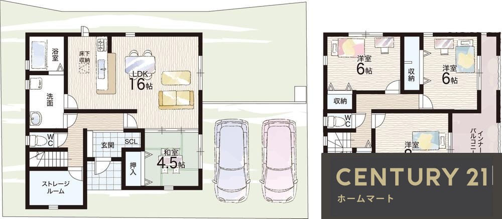 新築戸建 一戸建て七山２（東佐野駅） 2680万円～2980万円の詳細情報 大阪府泉南郡熊取町七山２ 写真15 センチュリー21ホームマート