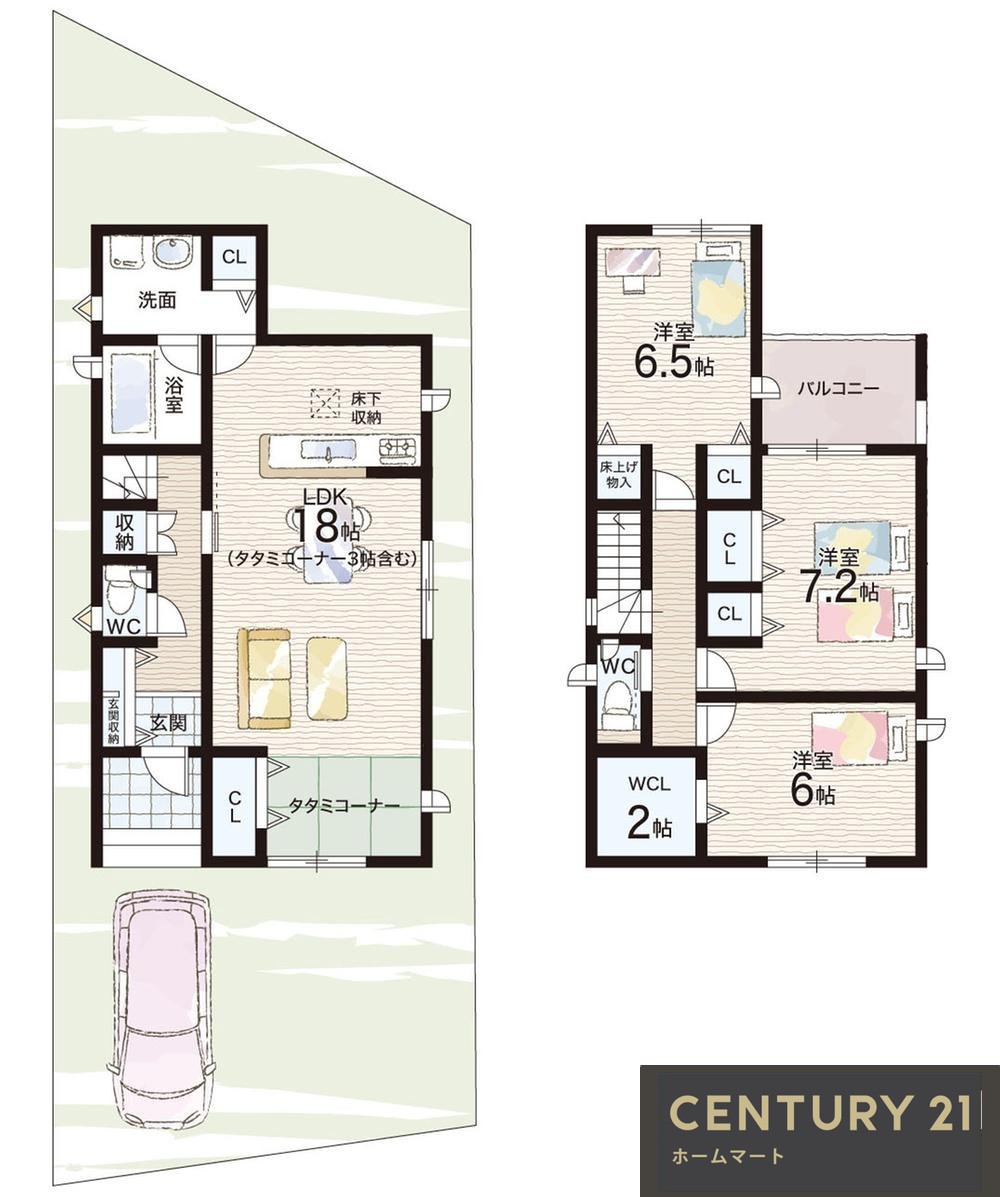 新築戸建 一戸建て綾園６（高石駅） 3480万円～3680万円の詳細情報 大阪府高石市綾園６ 写真14 センチュリー21ホームマート
