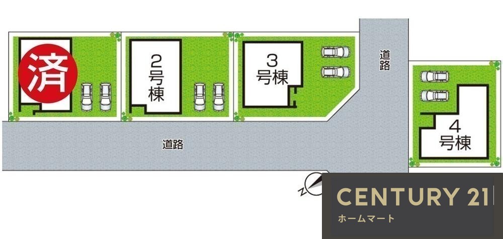 新築戸建 NEW一戸建て石橋（愛知川駅） 2430万円～2580万円の詳細情報 滋賀県愛知郡愛荘町石橋 写真14 センチュリー21ホームマート