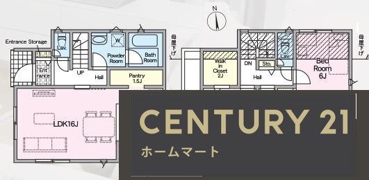 新築戸建 NEW一戸建て長尾台１（長尾駅） 3580万円・3680万円の詳細情報 大阪府枚方市長尾台１ 写真8 センチュリー21ホームマート
