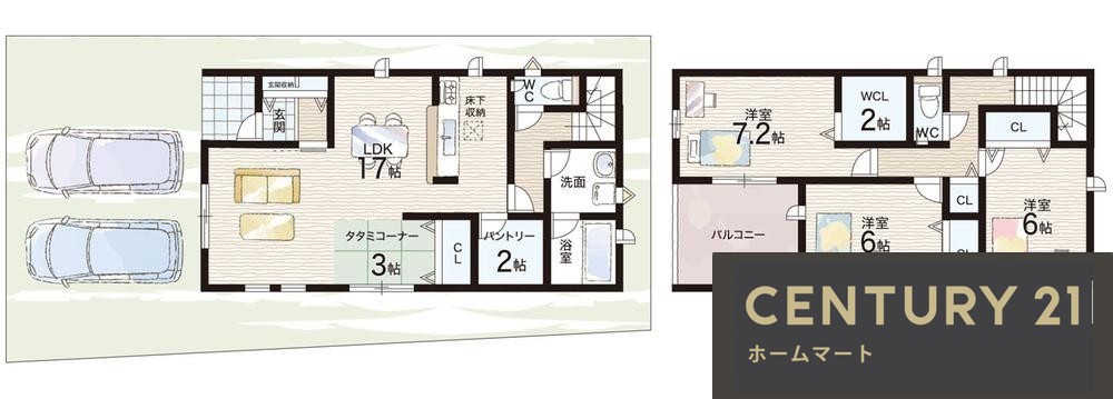 新築戸建 NEW一戸建て大和高田市市場 全5邸 一戸建て第13期の詳細情報 奈良県大和高田市大字市場 写真20 センチュリー21ホームマート