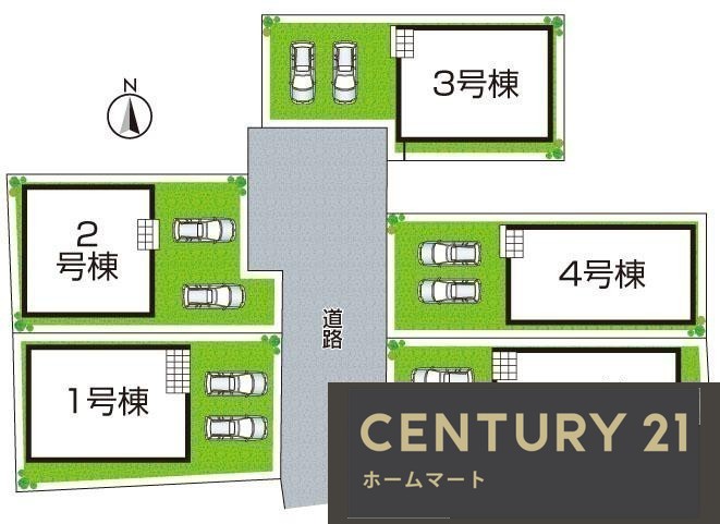 新築戸建 NEW一戸建て大和高田市市場 全5邸 一戸建て第13期の詳細情報 奈良県大和高田市大字市場 写真21 センチュリー21ホームマート