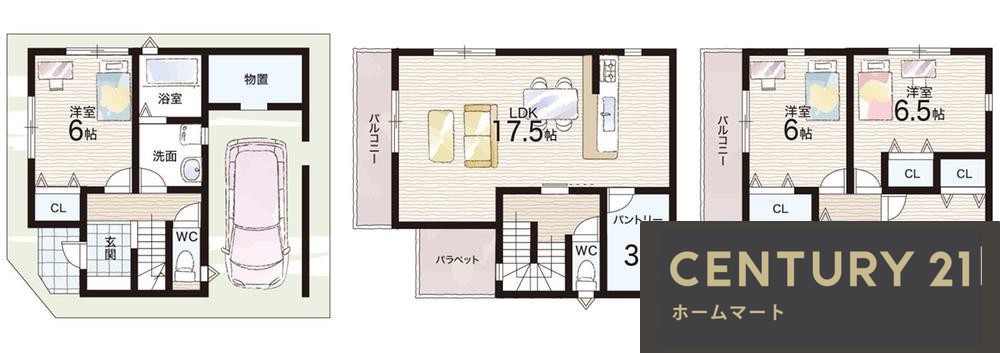 新築戸建 NEW一戸建て永畑町２（八尾駅） 3580万円の詳細情報 大阪府八尾市永畑町２ 写真12 センチュリー21ホームマート