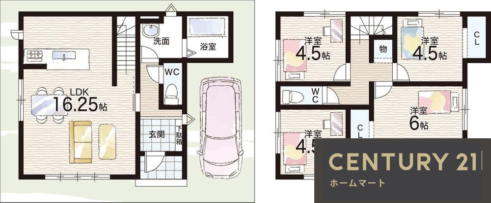 新築戸建 NEW一戸建て菩提町５（初芝駅） 3898万円の詳細情報 大阪府堺市東区菩提町５ 写真13 センチュリー21ホームマート