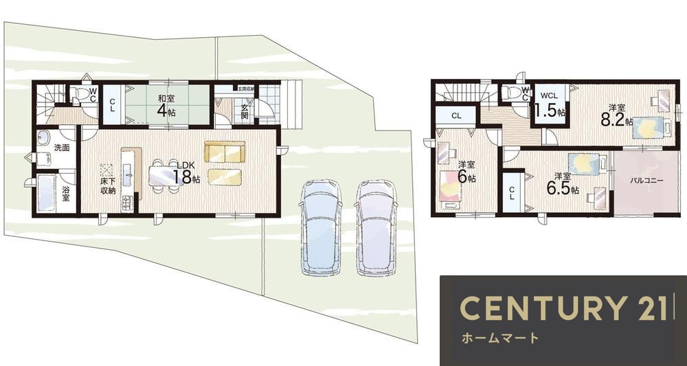 新築戸建 NEW一戸建て九条町（九条駅） 2880万円～3180万円の詳細情報 奈良県大和郡山市九条町 写真15 センチュリー21ホームマート