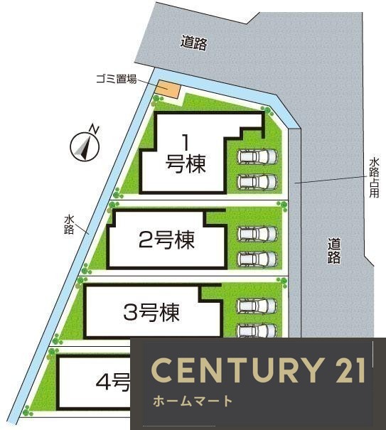 新築戸建 NEW一戸建て安倉南４ 3980万円～4280万円の詳細情報 兵庫県宝塚市安倉南４ 写真9 センチュリー21ホームマート