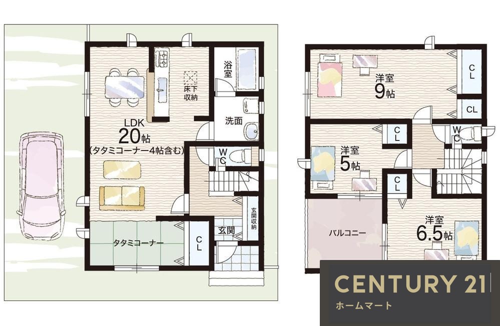新築戸建 NEW一戸建て大井町小金岐１（並河駅） 2680万円～2780万円の詳細情報 京都府亀岡市大井町小金岐１ 写真16 センチュリー21ホームマート