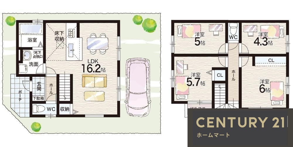 新築戸建 NEW一戸建て向島二ノ丸町（向島駅） 3899万円の詳細情報 京都府京都市伏見区向島二ノ丸町 写真15 センチュリー21ホームマート