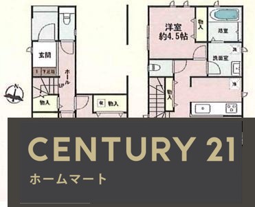 新築戸建 NEW一戸建て日置荘西町６（初芝駅） 3090万円～3590万円の詳細情報 大阪府堺市東区日置荘西町６ 写真13 センチュリー21ホームマート