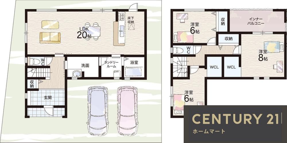 新築戸建 NEW一戸建て上鈎 3880万円～3980万円の詳細情報 滋賀県栗東市上鈎 写真13 センチュリー21ホームマート