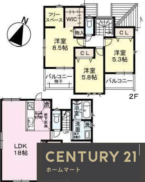 新築戸建 NEW一戸建て勢野東２（勢野北口駅） 3280万円の詳細情報 奈良県生駒郡三郷町勢野東２ 写真12 センチュリー21ホームマート