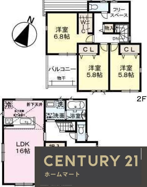 新築戸建 NEW一戸建て勢野東２（勢野北口駅） 3280万円の詳細情報 奈良県生駒郡三郷町勢野東２ 写真14 センチュリー21ホームマート