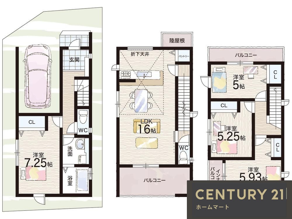 新築戸建 一戸建て西浦６ 3080万円の詳細情報 大阪府羽曳野市西浦６ 写真11 センチュリー21ホームマート