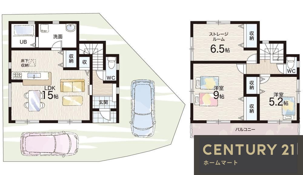 新築戸建 一戸建て大美野（萩原天神駅） 3680万円～4080万円の詳細情報 大阪府堺市東区大美野 写真15 センチュリー21ホームマート