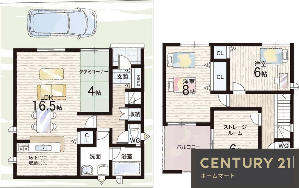 新築戸建 一戸建て立部２（河内松原駅） 3080万円～3380万円の詳細情報 大阪府松原市立部２ 写真12 センチュリー21ホームマート