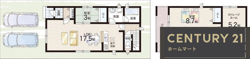 新築戸建 一戸建て立部２（河内松原駅） 3080万円～3380万円の詳細情報 大阪府松原市立部２ 写真14 センチュリー21ホームマート