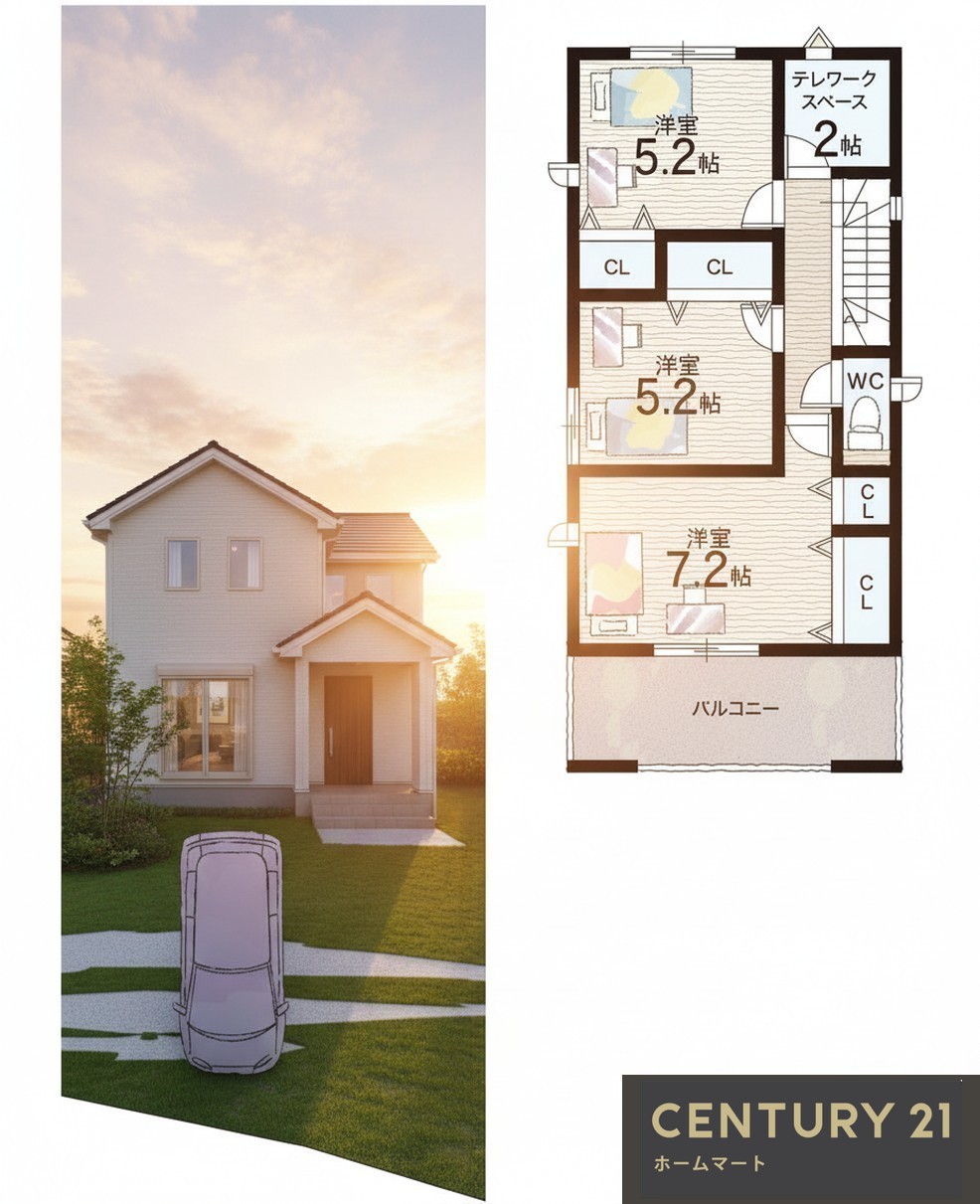 新築戸建 一戸建て長尾峠町 2880万円～3180万円の詳細情報 大阪府枚方市長尾峠町34-18 写真10 センチュリー21ホームマート