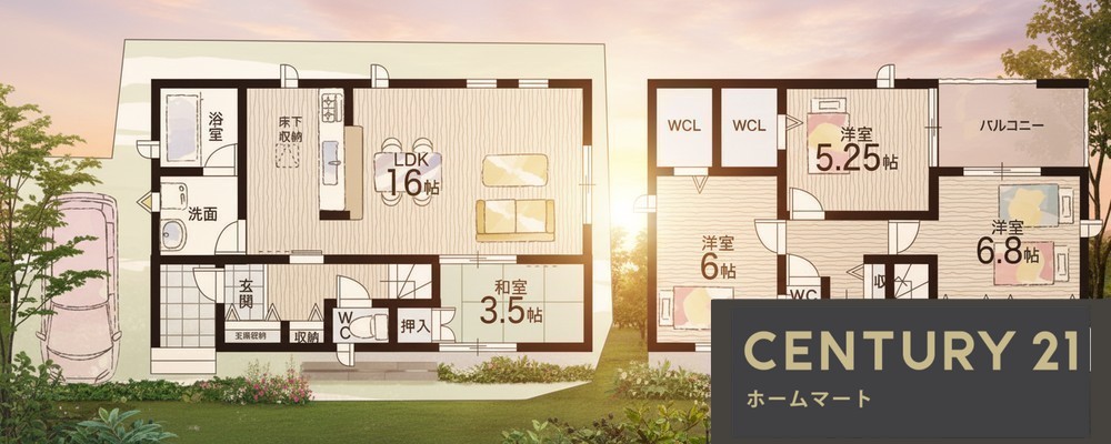 新築戸建 一戸建て長尾峠町 2880万円～3180万円の詳細情報 大阪府枚方市長尾峠町34-18 写真16 センチュリー21ホームマート