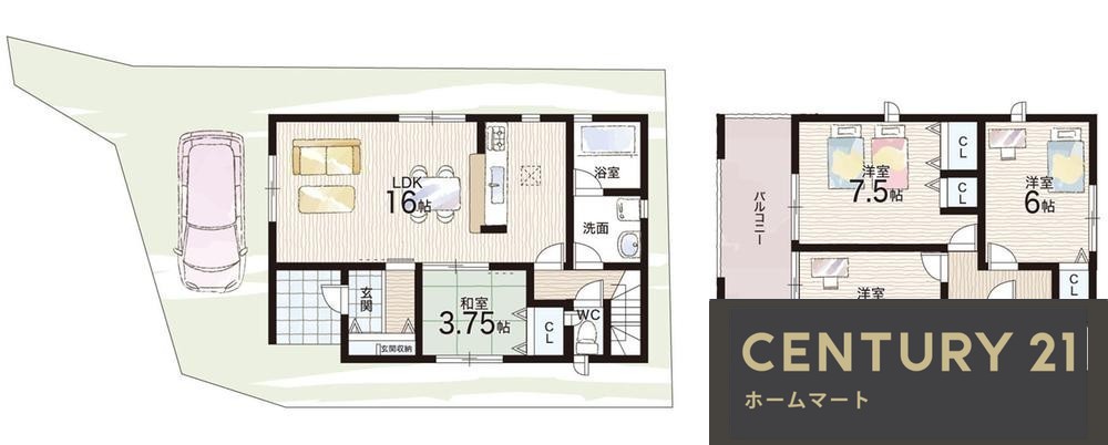 新築戸建 一戸建て長尾峠町 2880万円～3180万円の詳細情報 大阪府枚方市長尾峠町34-18 写真17 センチュリー21ホームマート