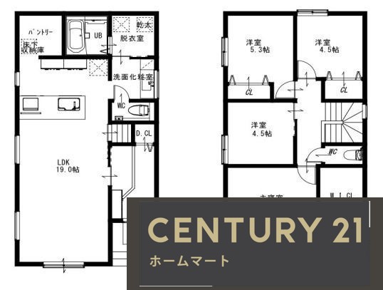 新築戸建 NEW一戸建て日置荘西町５（初芝駅） 4480万円の詳細情報 大阪府堺市東区日置荘西町５ 写真12 センチュリー21ホームマート