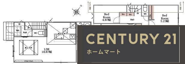 新築戸建 NEW一戸建て香里ケ丘５ 4490万円・4690万円の詳細情報 大阪府枚方市香里ケ丘５ 写真9 センチュリー21ホームマート